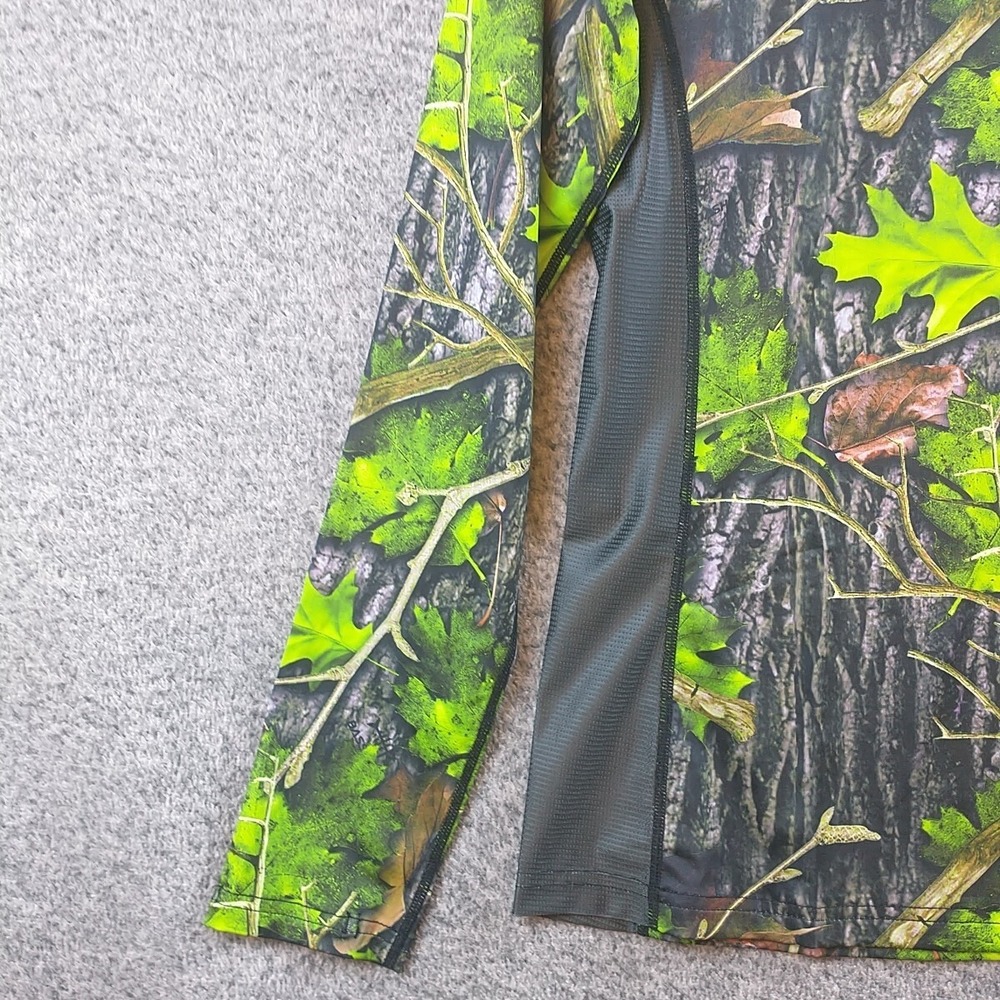 Bassdash Men Small Performance Fishing Shirt Camo Long Sleeve UPF 50+ NWT BG1253 - Picture 5 of 12